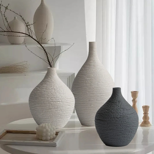 Textured Ceramic Vase